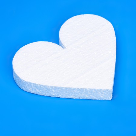 Floristic base "Heart from foam 15 x 2 cm-1
