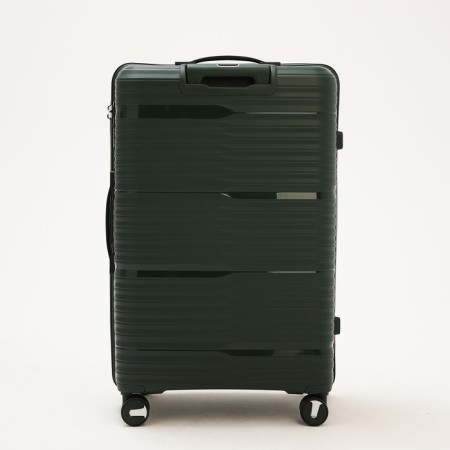 Big suitcase 28 ", lightning department, code castle, 4 wheels, green color-5