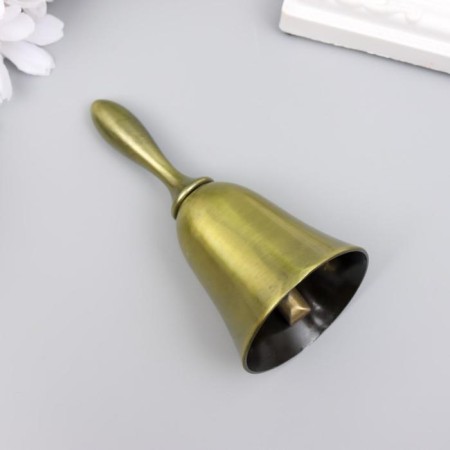 Gold metal bell 10x4.8x4.8 cm-1