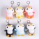 Penguin keychain, 10 cm, Mix colors