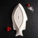 Ceramic "Fish" dish, 39 × 19 × 2.5 cm
