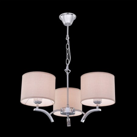 Chandelier "Edison", 3x75W E27, chrome 39x36.5x18 cm-1