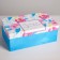 A set of boxes 10 in 1, gift packaging, “Flower extravaganza”, 12 x 7 x 4 - 32.5 x 20 x 12.5 cm