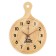 Watching clock, for the kitchen "Bon Appetit cut board", silent, 24.5 x 35 cm 976741