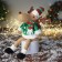 Soft toy "Deer in a striped cap with long legs" 60x17 cm