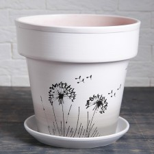 Pot Flower dandelion 7l with a stand