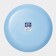 Dining plate luminarc diwali Light Blue, D = 27 cm, glass -ceramic, blue