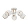 Frida chandelier 5he27 40W white-gold 58x58x27 cm Bayerlux