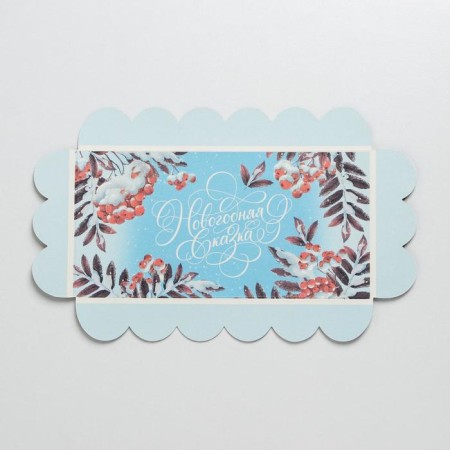 Box for confectionery products with PVC “currant”, 10.5 x 21 x 3 cm, new year-4