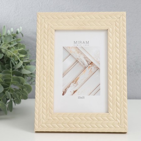 Photo frame Plastic "Mira" 10x15 cm, 651745-4, (plastic screen)