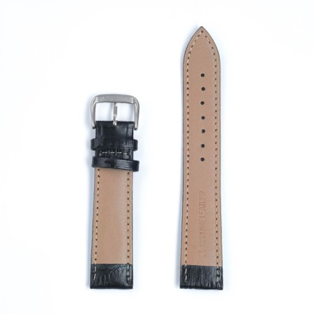 Solomon watch strap, 20 mm, genuine leather, L-21.5 cm, black 439437-2