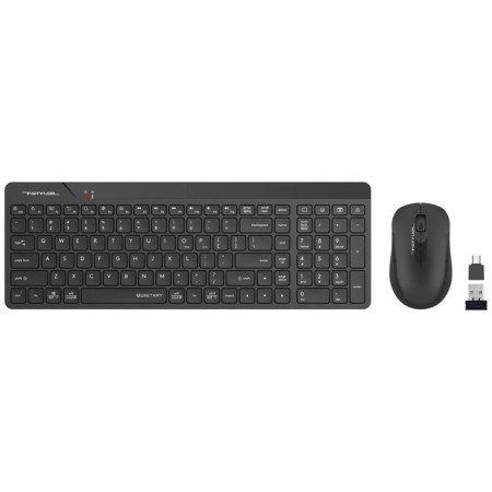 Keyboard + Mouse A4Tech FSTYLER FG2300 Air2 Claw: Black Mouse: Black USB Wireless Slim 10799900-1