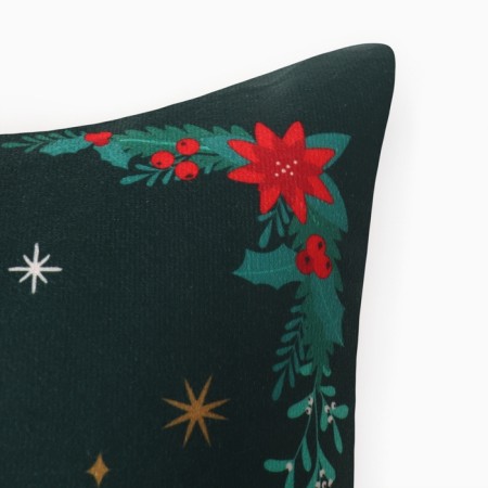 Ethel pillow "Merry XMAS" Ethel 40x40 cm, 100% p/e, velor-1