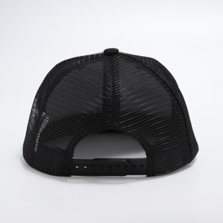 Men's cap with a straight visor Overhat, the color is green, mesh, pr 56-4