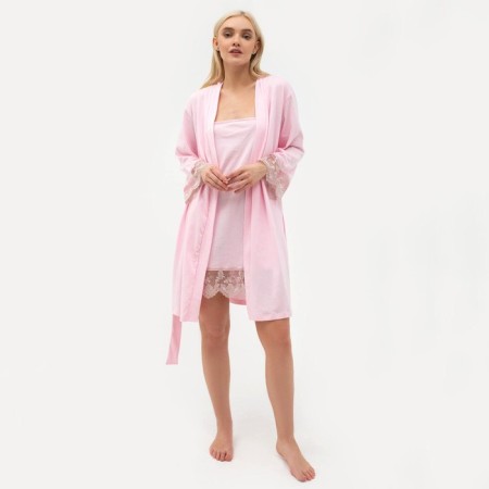 Female set (robe, shirt) KAFTAN, p. 40-42, pink
