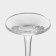 A set of glass glasses for champagne "Plin", 100 ml, 4 pcs