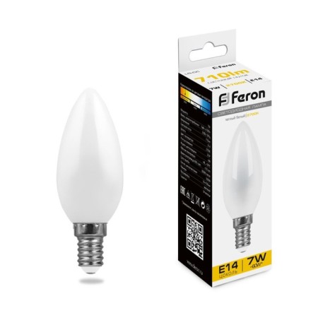 LED LED Feron, E14, 7 W, 230 V, white warm light