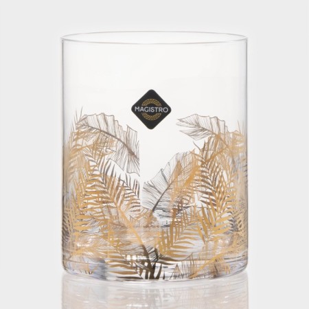 Glass glass Magistro "Golden Leaf", 400 ml, 8.5 × 10 cm-5