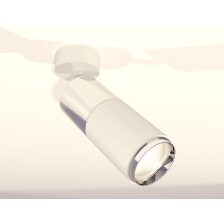 Ambrella Light, Techno, XM6312017, GU5.3, white sand color, polished silver.-1