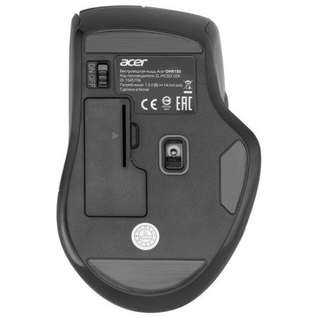 Acer OMR150 Black Optical Mouse (1600DPI) WIRTER USB (6BUT)-1