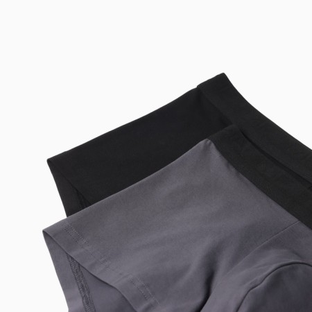Set of men's panties boxers (2 pcs), black color/graphite, size 52 (xl)-6