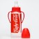A bottle of feeding Baby Cola, 250 ml., Classic throat, 3 months, cylinder, with handles