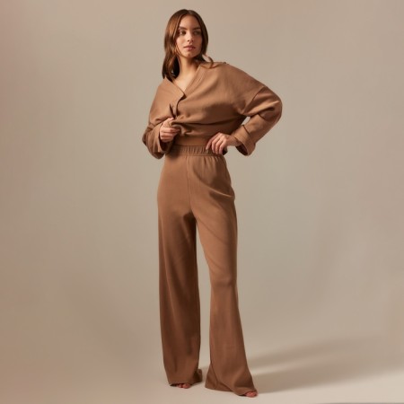 Home suit (shirt and trousers) SL Home p. S, coffee-2