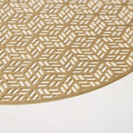 Set of serving napkins on the table "Sot", 4 pcs, d = 38 cm, gold color-4