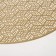 Set of serving napkins on the table "Sot", 4 pcs, d = 38 cm, gold color