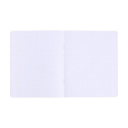 Notebook 18 sheets in a cage plain "Classic Linovka", cover coated paper, VD-LK, OFSET block, mix-7