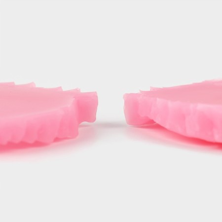 Mold Dolyana "Foliage", silicone, 8.2 × 6.3 cm, pink color-4