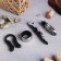Wine set: a soda knife with a corkscrew, a drip, a foil knife and a plug for wine with chess "Golden Man".