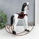 Souvenir tree "Horse-rocking" White with red 22x5x23 cm