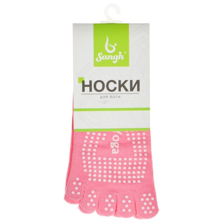 Sangh yoga socks, p. 36-39 cm, pale pink color-1