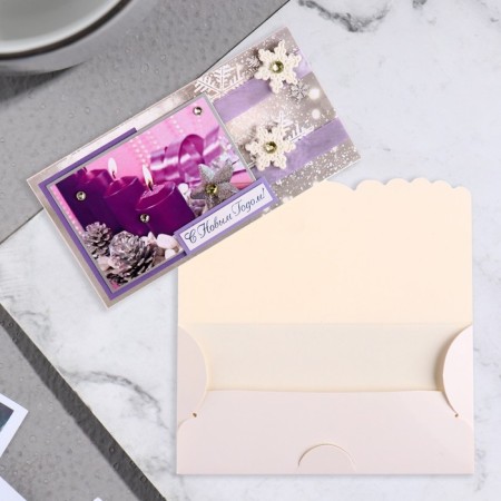 Handmade envelope "Happy New Year! - 1"-1