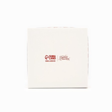Packaging for confectionery with a plastic lid "I love you" 12 x 6 x 11.5 cm-4