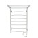 Electric towel "Sanprise" Classic P8, 500x800 mm, right, white