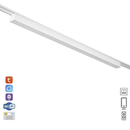 TRUKOL LOMK ULTRA "Line" LED 20W 3000K-5700k CRI90 White 61.5x2.6x2.4cm