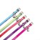 Rainbow varnish collar, 30 x 1 cm, red