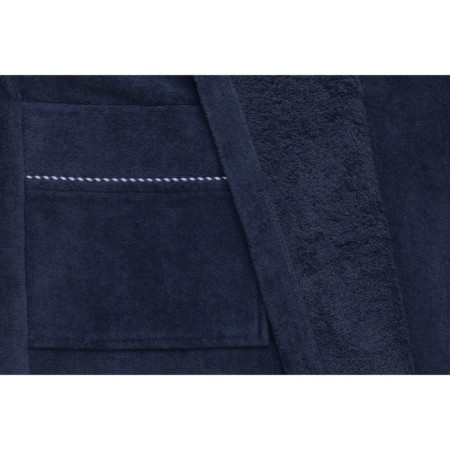 Male dressing gown, size 48, blue color, Mahra-Velur-2
