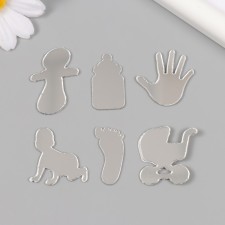 Decor for creativity plastic mirror 