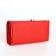 Women's wallet on magnets, red color