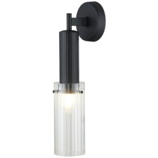 Wall lamp Wunder 1xe14 40W, size 13x8x37.5 cm, black color