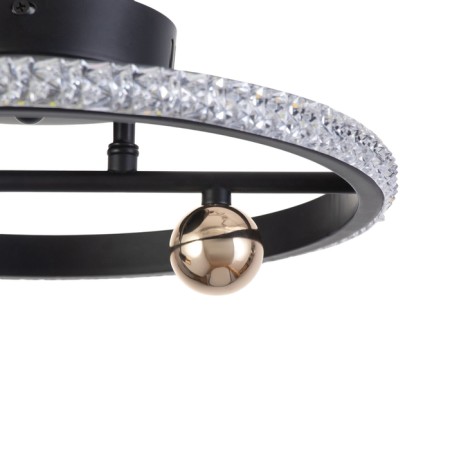 Acropolus chandelier 35W LED black, gold 2700-6400K 30x30x15cm-9