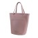 Bag women, genuine leather, pink, 21x11x30 cm