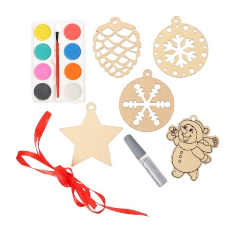 Set for creativity "Christmas toys. Do it yourself. ”5 pcs.-2
