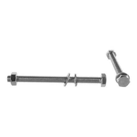 Bolt bolt master, with a hexagonal head, galvanized, Din933, M8x100 mm, 2 pcs-2