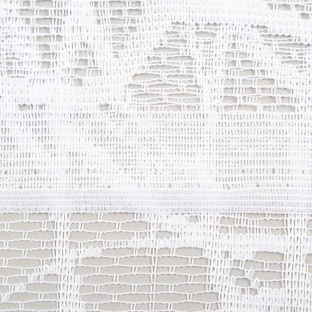 Tulle to the kitchen without curtain tape, size 165x170cm, white color, 100% polyester-2