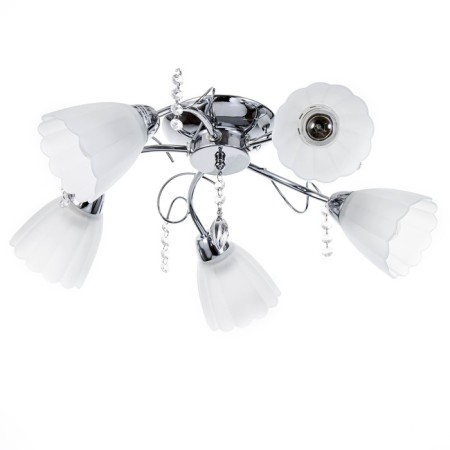 Adele chandelier 5x40W e27 chrome 54x52x17 cm