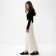 Maxi skirt Women's tweed MIST R.42, Milk